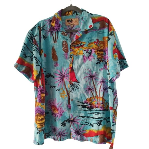 L🌞Lot of 3 Hawaiian Tropical Men's Shirt - Picture 11 of 14